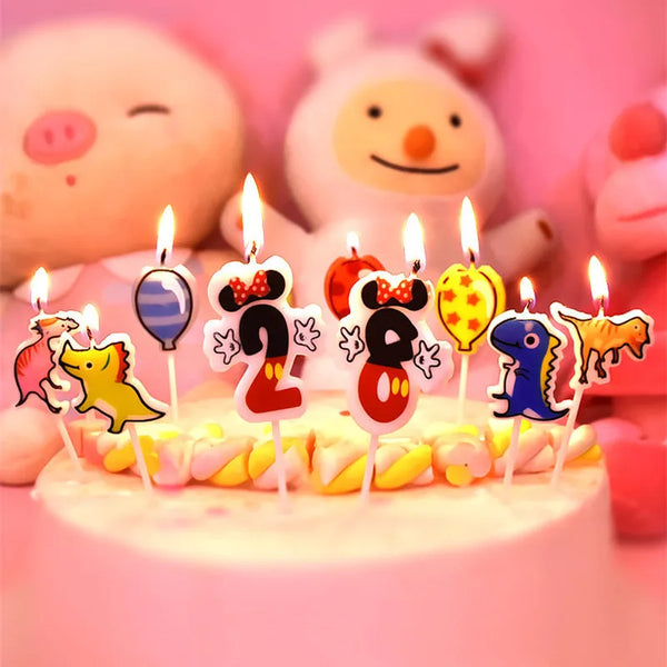 Minnie Mouse Birthday Candles